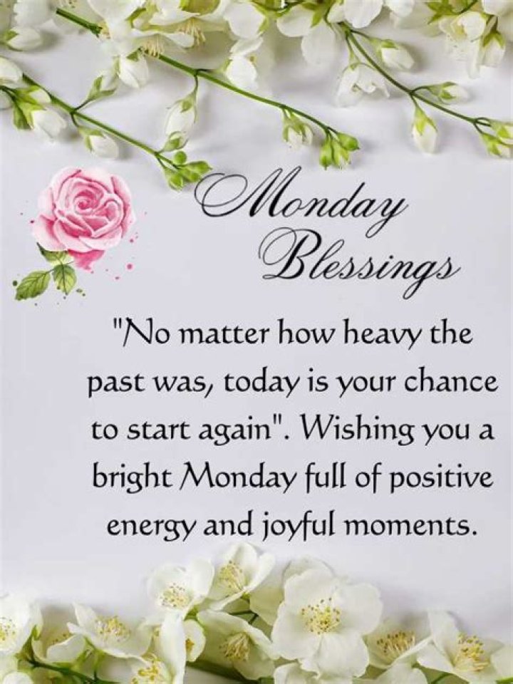 Discover The Power Of Positive Inspirational Monday Blessings For A Brighter Week