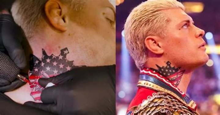 Is Cody Rhodes Neck & Chest Tattoo Real? Meaning Explained As Ink Goes Viral On Twitter ·